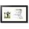 ArtToFrames Collage Photo Picture Frame with 1 - 5x7, 8x10 inch Openings, Framed in Black with Over 62 Mat Color Options and Regular Glass (CSM-3926-166)
